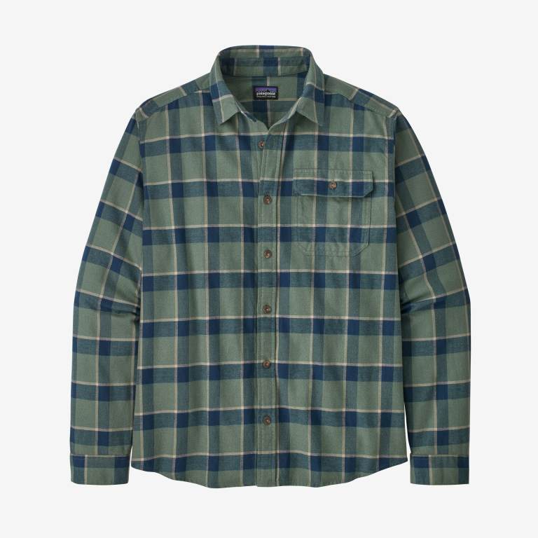 Camisas Patagonia Long-Sleeved Algodon in Conversion Fjord Flannel Hombre Verdes | xn7DS2zf