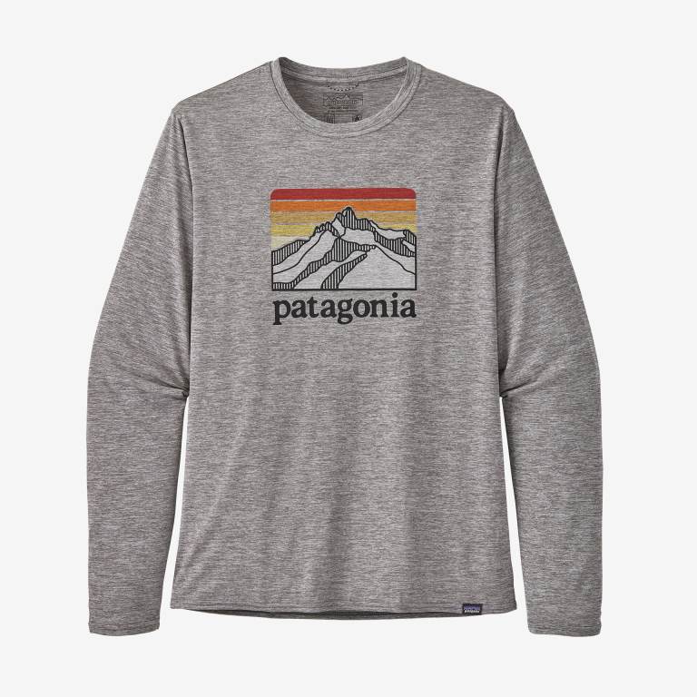 Camisas Patagonia Long-Sleeved CapileneÂ® Cool Daily Estampados Hombre Grises | 2Y39isIa