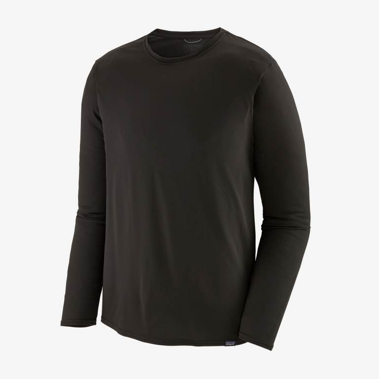 Camisas Patagonia Long-Sleeved CapileneÂ® Cool Daily Hombre Negros | BZSUjnn1