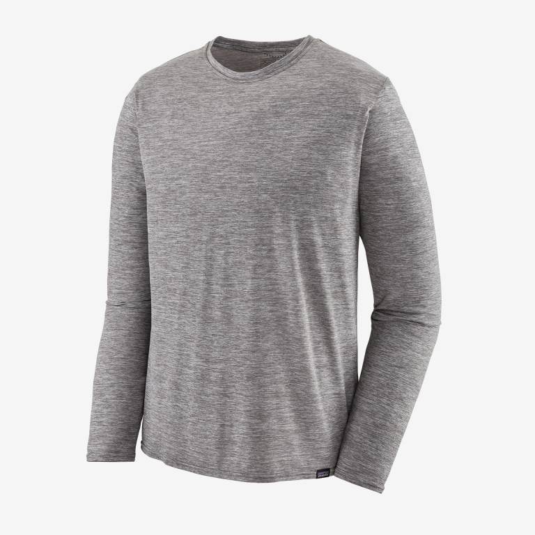 Camisas Patagonia Long-Sleeved CapileneÂ® Cool Daily Hombre Grises | l2FnudCi