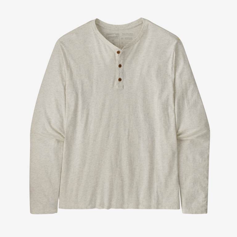 Camisas Patagonia Regenerative Organic Certifiedâ„¢ Algodon Ligeros Henley Hombre Blancos | dbPKmP2V