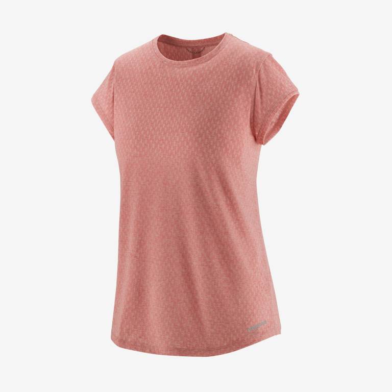 Camisas Patagonia Ridge Flow Correr Mujer Rosas | nO2Xf0oH