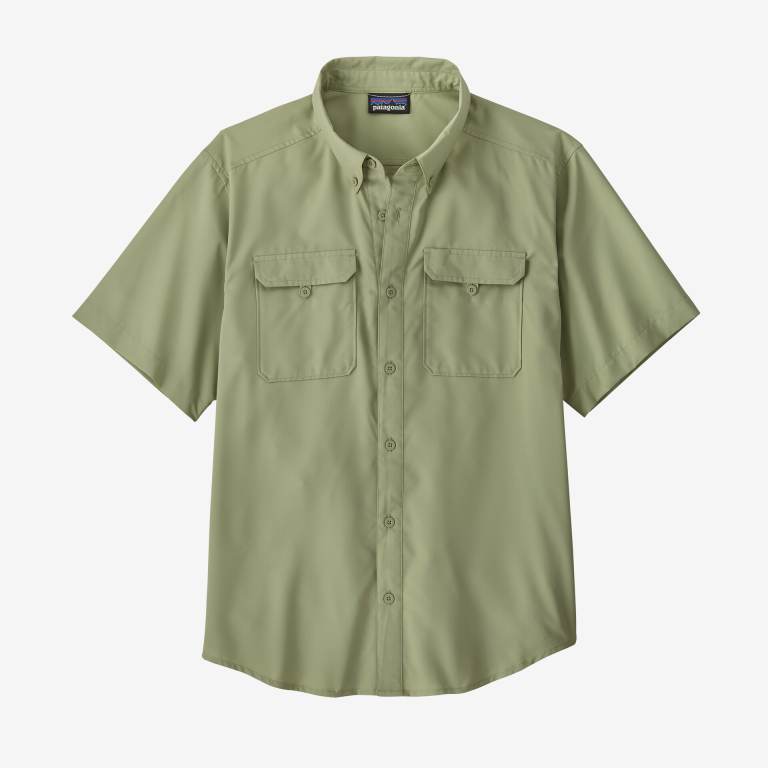 Camisas Patagonia Self-Guided UPF Senderismo Hombre Verdes | uVUQvg67