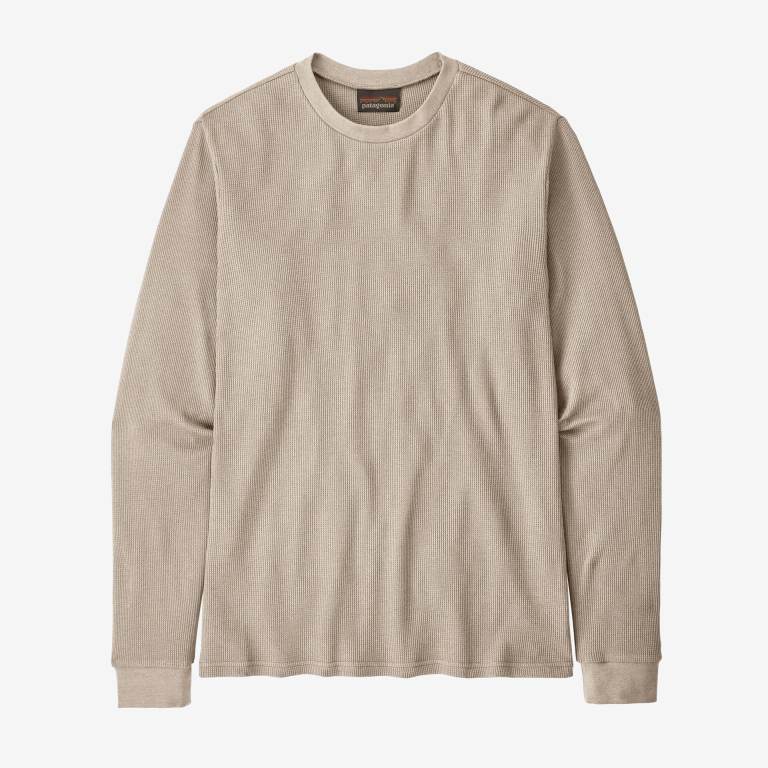 Camisas Patagonia Trabajo Waffle Crewneck Hombre Pumice | n0uzJNRB