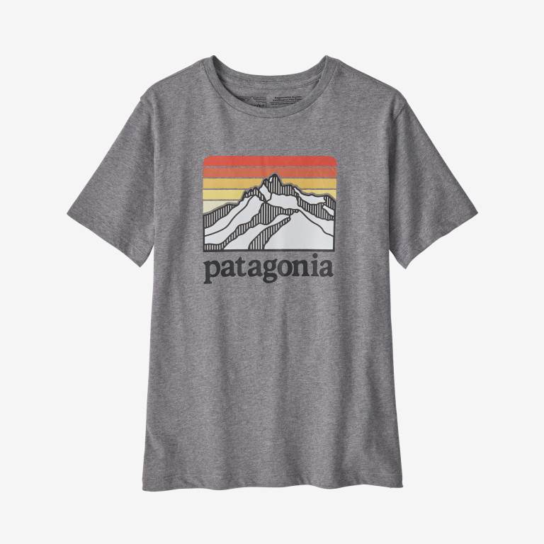 Camiseta Patagonia Kids' Regenerative Organic Certifiedâ„¢ Algodon Estampados Niños Line | muNWoBQg