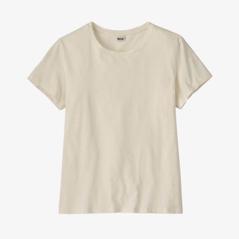 Camiseta Patagonia Regenerative Organic Certifiedâ„¢ Algodon Mujer Beige | 0r7uULyr