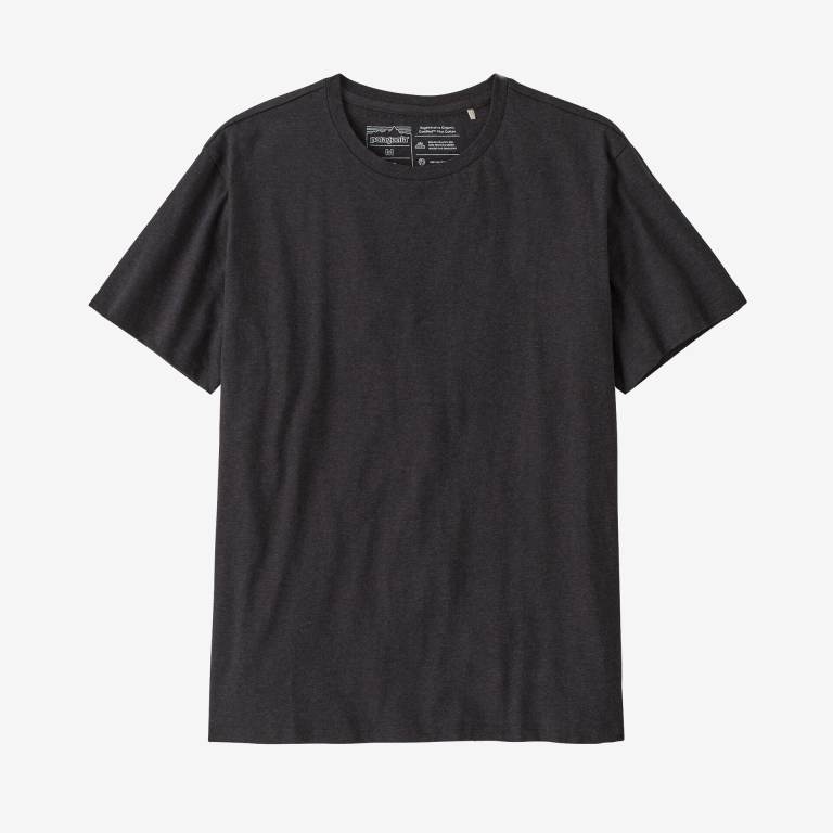 Camiseta Patagonia Regenerative Organic Certifiedâ„¢ Algodon Ligeros Unisex Negros | A2OZnxy4