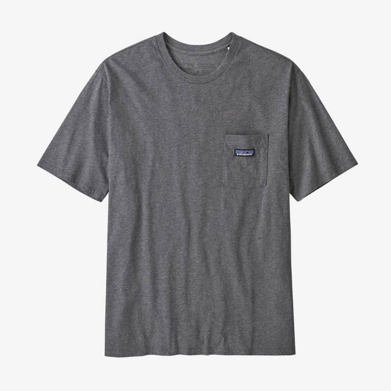 Camiseta Patagonia Regenerative Organic Certifiedâ„¢ Algodon Ligeros Pocket Hombre Grises | DfanpVRP