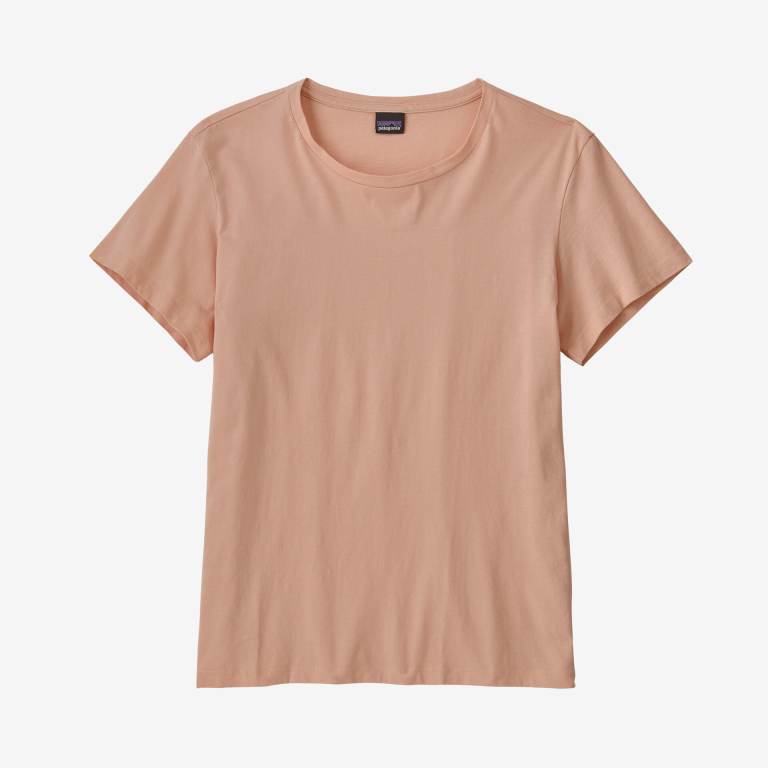 Camiseta Patagonia Regenerative Organic Certifiedâ„¢ Algodon Mujer Rosas | HAtLJTy7