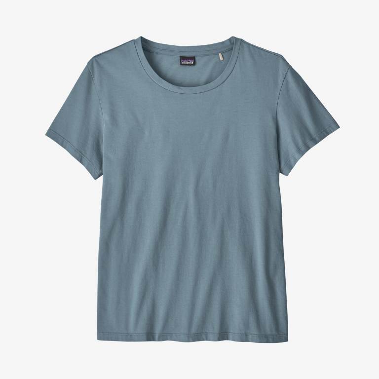 Camiseta Patagonia Regenerative Organic Certifiedâ„¢ Algodon Mujer Grises | RxJcFGzT