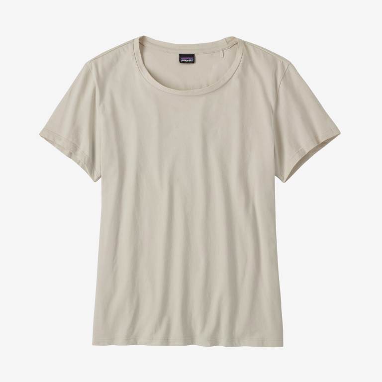 Camiseta Patagonia Regenerative Organic Certifiedâ„¢ Algodon Mujer Blancos | SS0RKg91