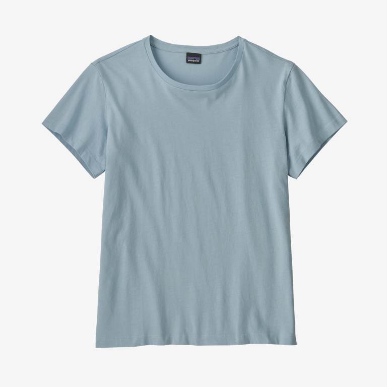 Camiseta Patagonia Regenerative Organic Certifiedâ„¢ Algodon Mujer Azules | sHbTSUVD