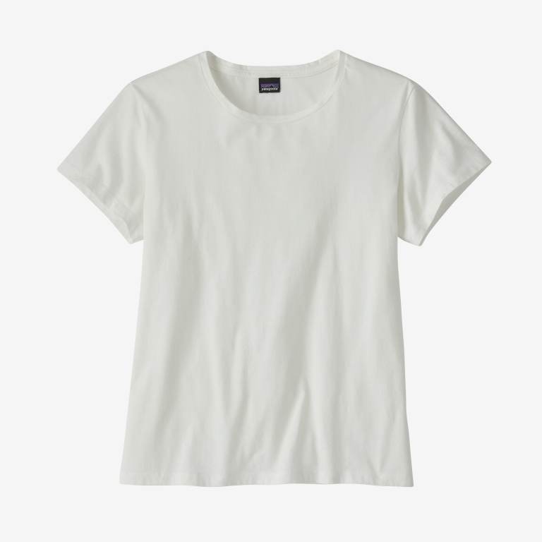 Camiseta Patagonia Regenerative Organic Certifiedâ„¢ Algodon Mujer Blancos | yLmLXjZ0