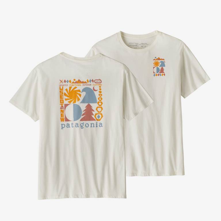 Camiseta Patagonia Spirited Seasons Organic Unisex Blancos | LO8jVTiz