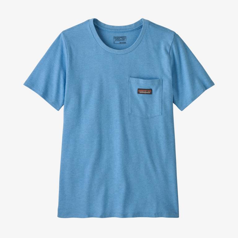 Camiseta Patagonia Trabajo Pocket Mujer Azules | cNA88ZFY