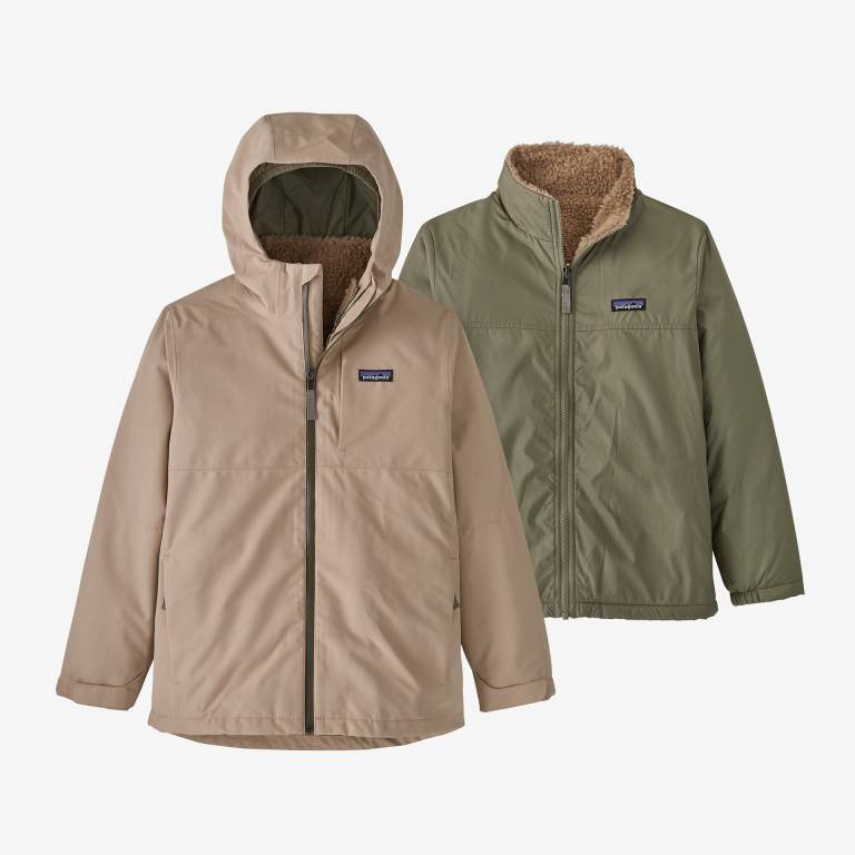 Chaquetas Patagonia Boys' 4-in-1 Everyday Niños Marrom | cLBtdQW1