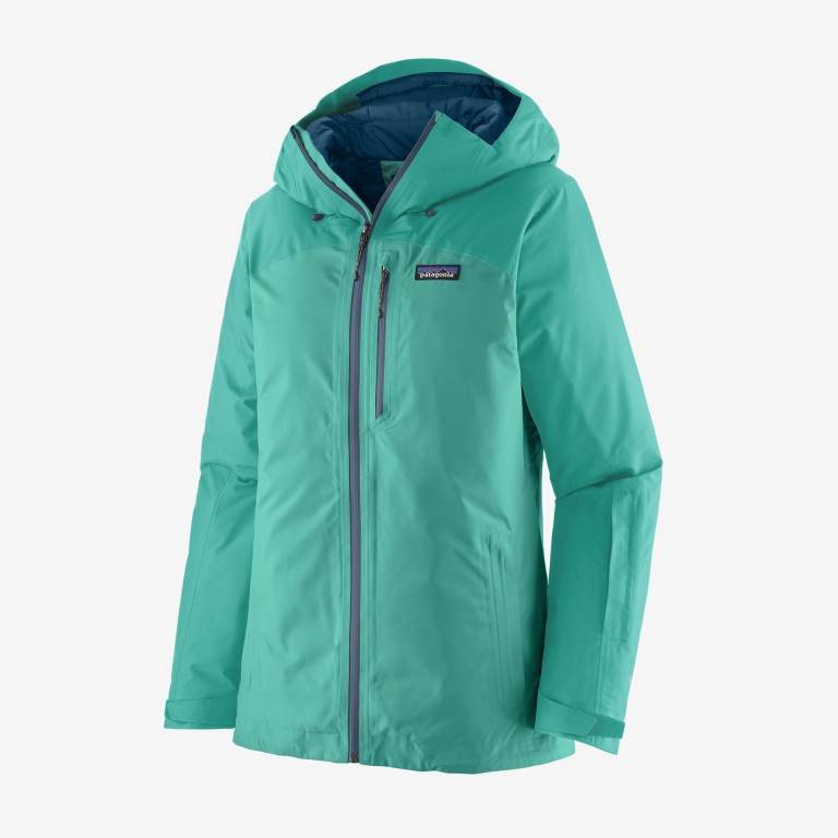 Chaquetas Patagonia Insulated Powder Town Ski/Snowboard Mujer Turquesa | gxlrnHt6