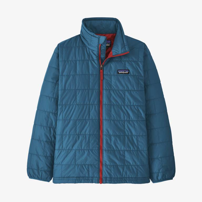 Chaquetas Patagonia Kids' Nano PuffÂ® Brick Quilt Niños Azules | WLPTeIuX