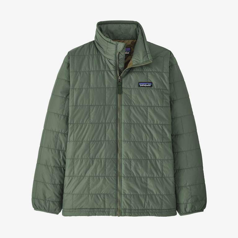 Chaquetas Patagonia Kids' Nano PuffÂ® Brick Quilt Niños Verdes | ZeQDHd64