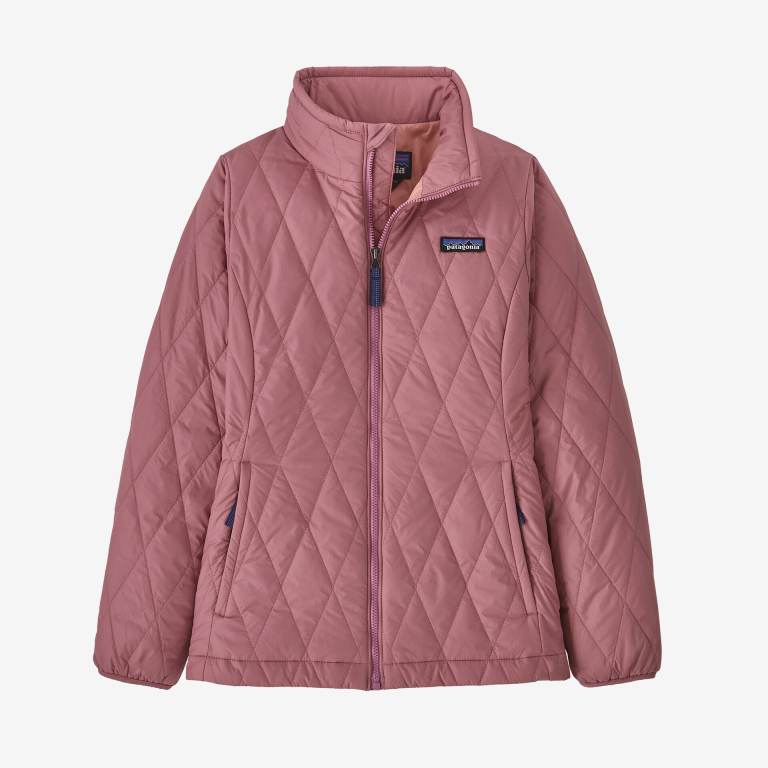 Chaquetas Patagonia Kids' Nano PuffÂ® Diamond Quilt Niños Rosas Claro | AF2KsCyr