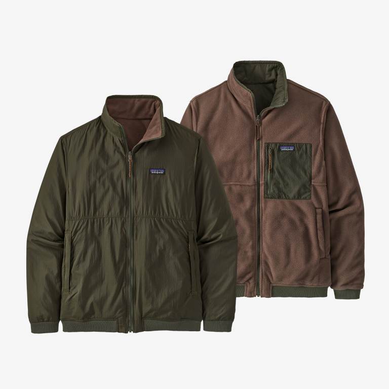 Chaquetas Patagonia Reversible Shelled Microdini Ligeros Hombre Verdes | 8sieCiyH