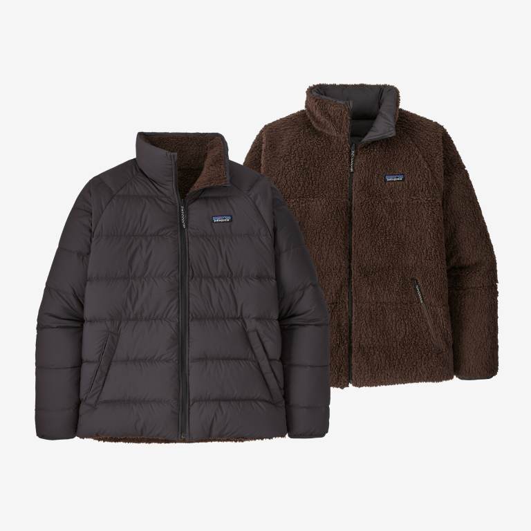 Chaquetas Patagonia Reversible Silent Down Hombre Negros | f5URvOwn