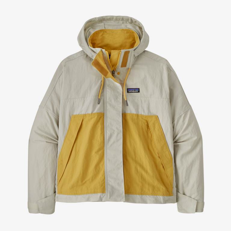 Chaquetas Patagonia Skysail Sun Mujer White/Yellow | BZ90yppU