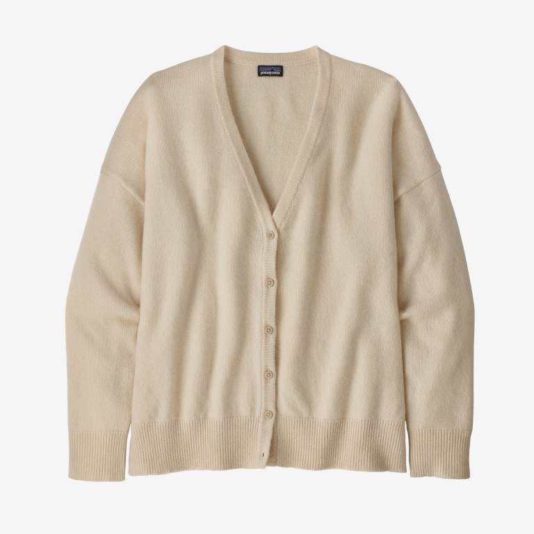 Cárdigan Patagonia Recycled Cashmere Mujer Beige | 0nWqfLMZ