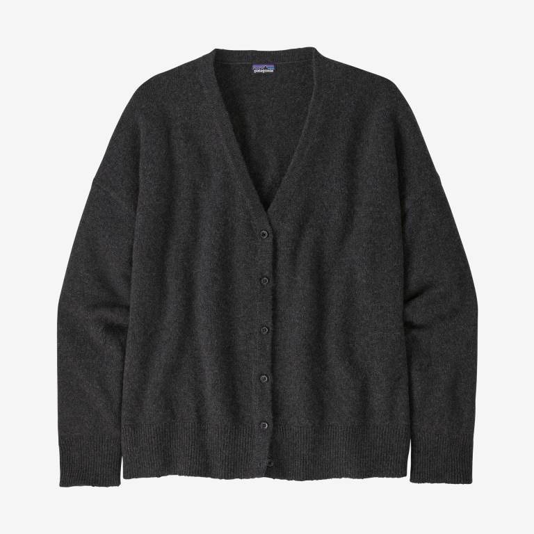 Cárdigan Patagonia Recycled Cashmere Mujer Negros | PWSn4Ink