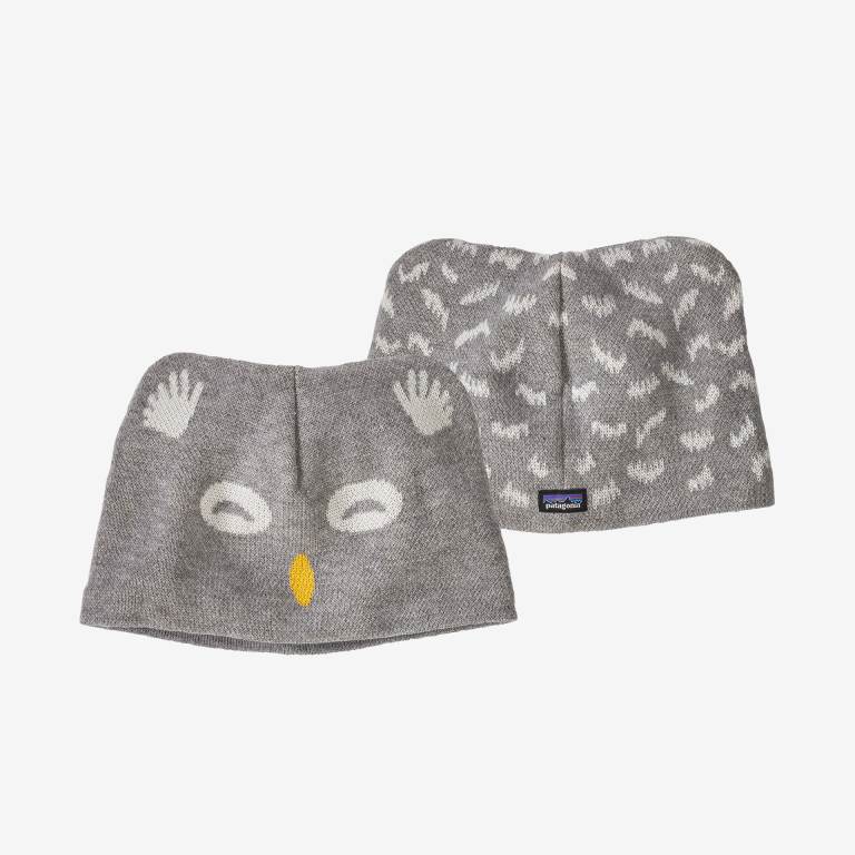 Gorros Patagonia Animal Friends Niños Grises | meNxpnRz