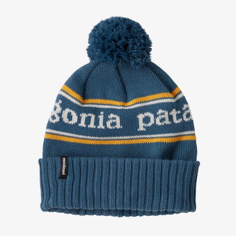 Gorros Patagonia Kids' Powder Town Niños Stripes/Blue | 7FQdFFgb