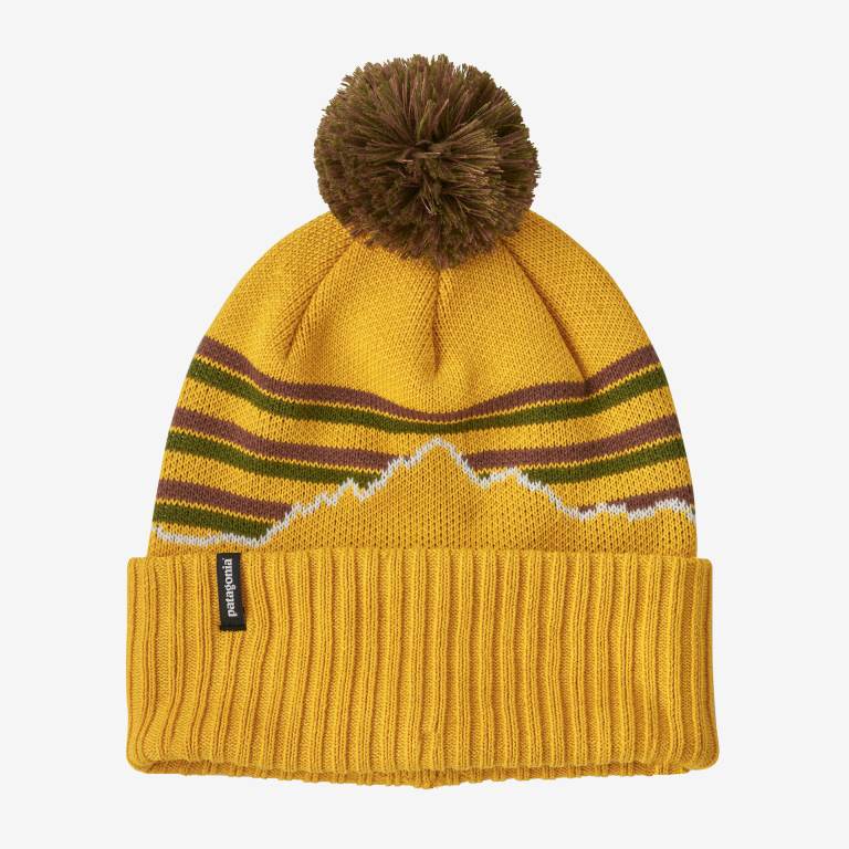 Gorros Patagonia Powder Town Unisex Stripes/Gold | MSFojcrE