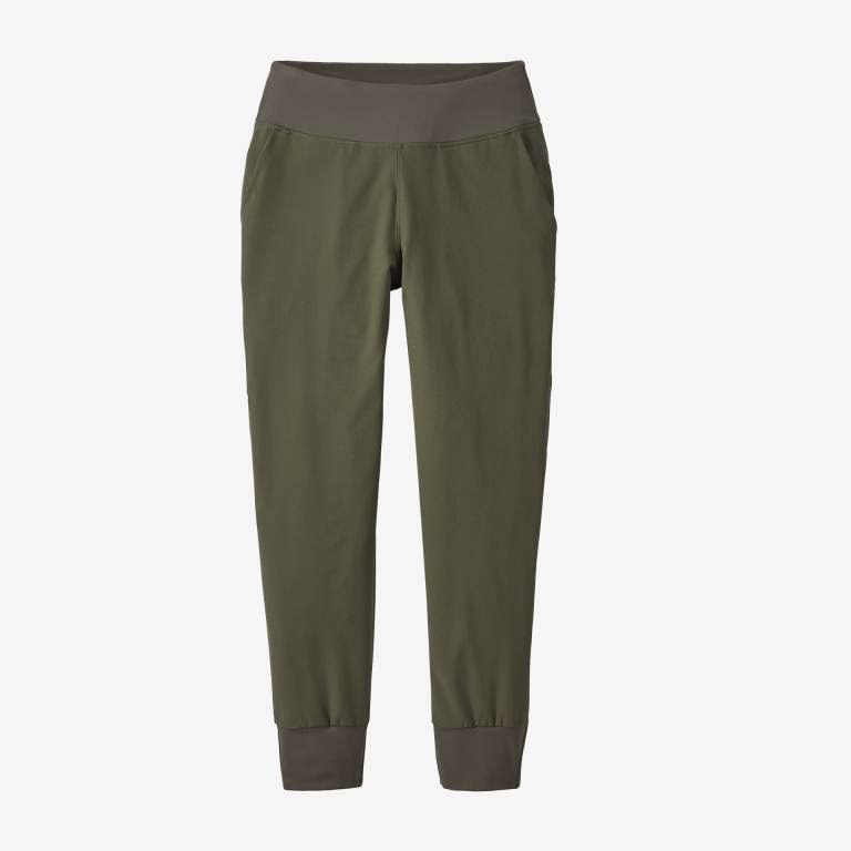 Pantalones Patagonia Happy Hike Studio Mujer Verdes | vK1QPkq0