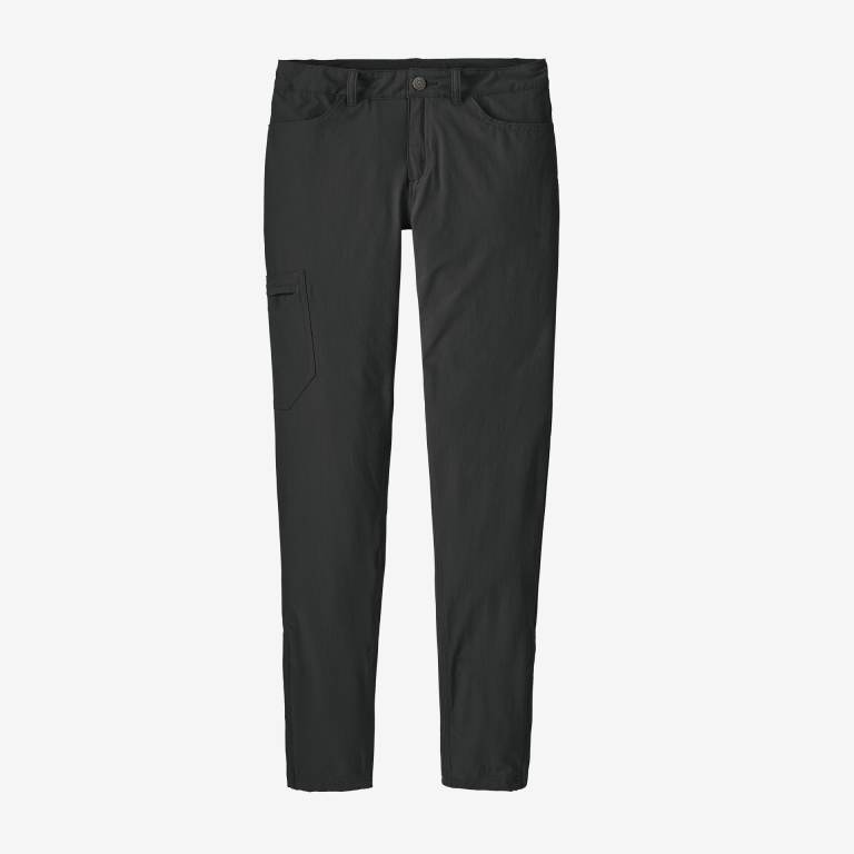 Pantalones Patagonia Skyline Traveler - Regular Mujer Negros | Xcefmmok