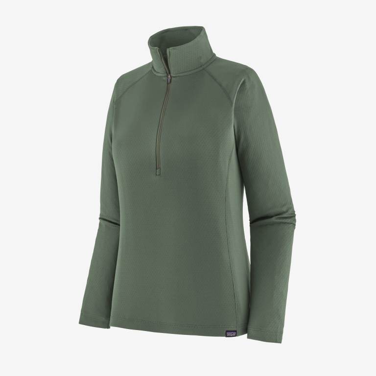 Pullover Patagonia CapileneÂ® Midweight Baselayer 1/2-Zip Mujer Verdes | 5Ci05ovB