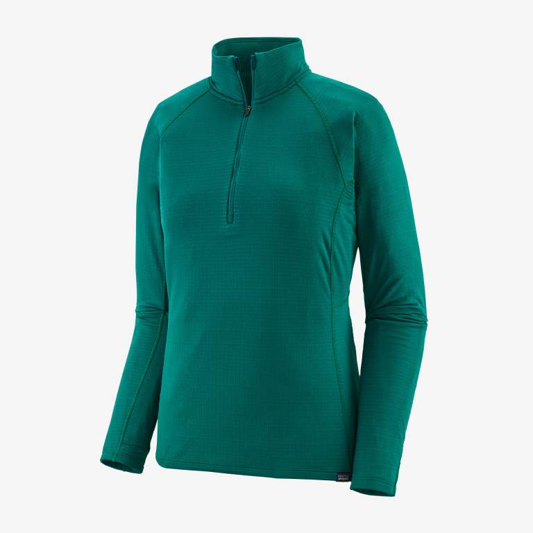 Pullover Patagonia CapileneÂ® Thermal Weight Baselayer 1/2-Zip Mujer Verdes | Z1y9sr3M