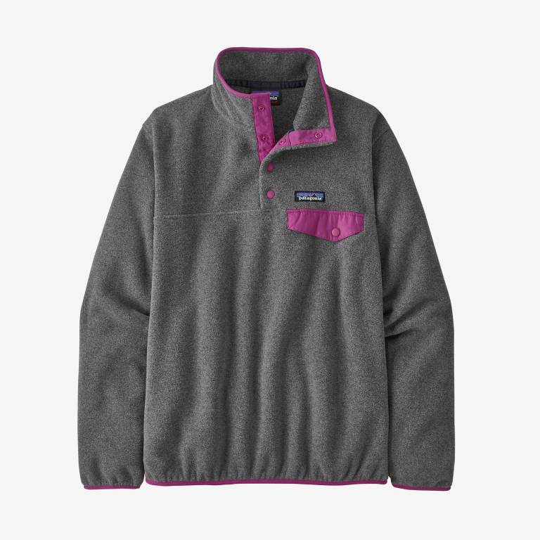 Pullover Patagonia Ligeros SynchillaÂ® Snap-TÂ® Mujer Rosas | Db1QWNAv