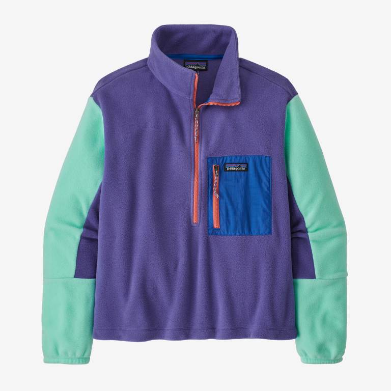 Pullover Patagonia Microdini 1/2-Zip Mujer Morados | HqQSZDjt