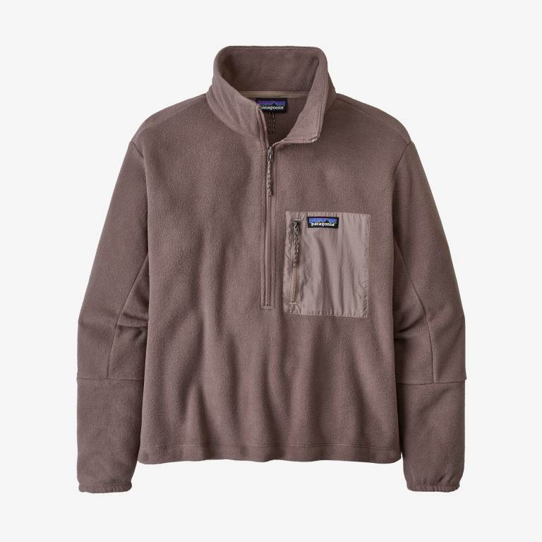 Pullover Patagonia Microdini 1/2-Zip Mujer Marrom | tBHpTJ8n