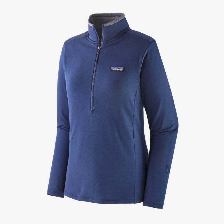 Pullover Patagonia R1Â® Daily 1/2-Zip Mujer Azul Marino | FkBNOtOf