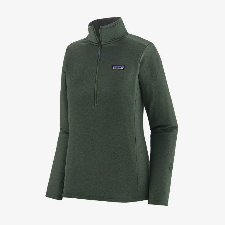 Pullover Patagonia R1Â® Daily 1/2-Zip Mujer Green/Green | WNc1UGpX