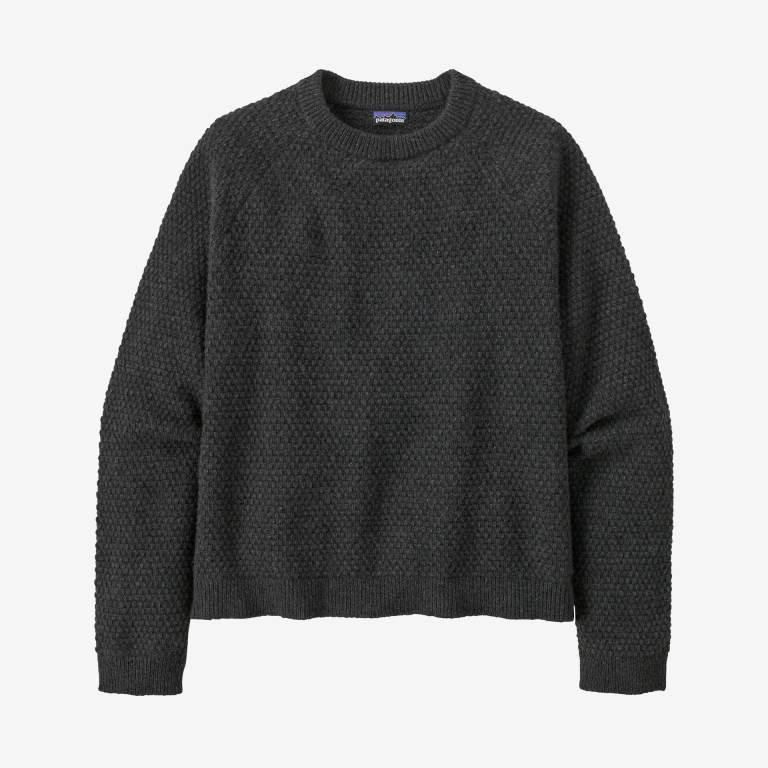 Pullover Patagonia Recycled Cashmere Crewneck Mujer Negros | PxdYyiPY