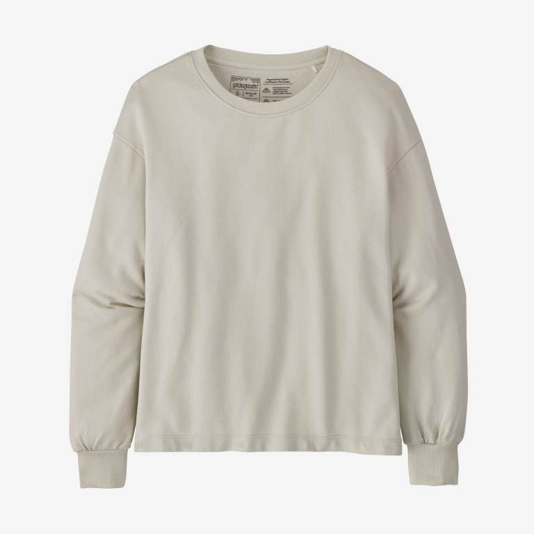 Pullover Patagonia Regenerative OrganicÂ Certifiedâ„¢Â Algodon Essential Mujer Blancos | qxF1Va4F