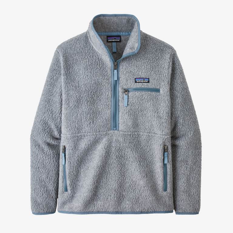 Pullover Patagonia Retro Pile Marsupial Mujer Azules Claro Grises | W75bWtb5