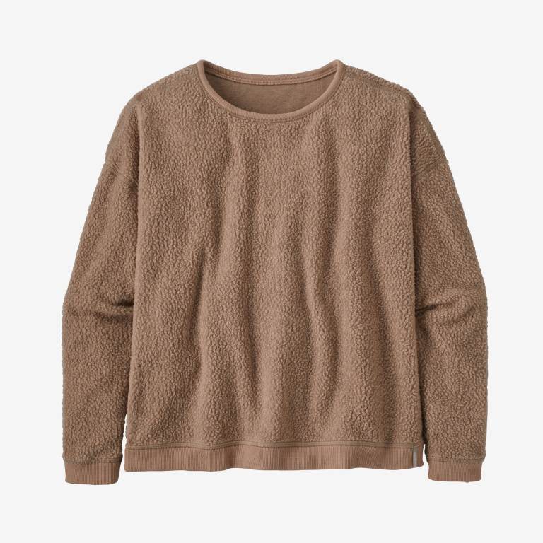 Pullover Patagonia Shearling Crewneck Mujer Marrom | DkpohCkc