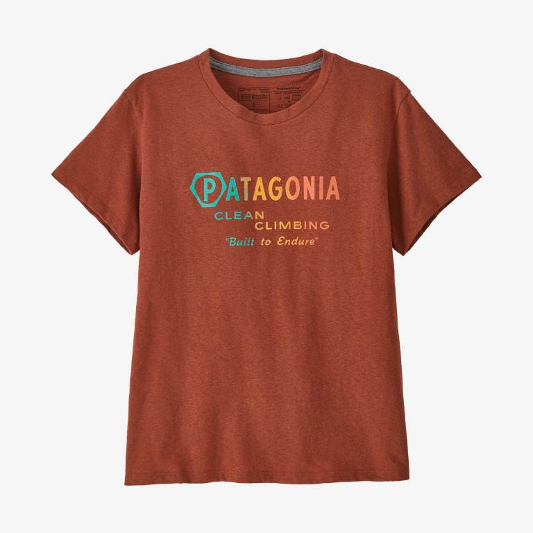 Responsibili-Tee® Patagonia Endure Hex Responsibili-Â® Mujer Coral | vSbSOjqB