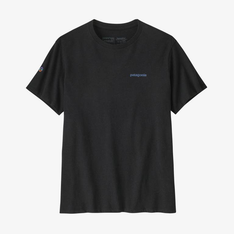 Responsibili-Tee® Patagonia Fitz Roy Icon Responsibili-Â® Unisex Negros | 28MetfzM