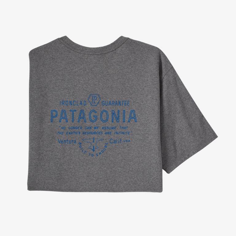 Responsibili-Tee® Patagonia Forge Mark Responsibili-Â® Hombre Gravel | yWq4WPhA