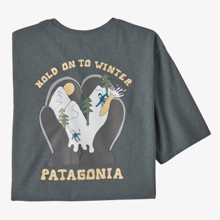 Responsibili-Tee® Patagonia Hold On To Invierno Responsibili-Â® Hombre Grises | Yne6FVIh