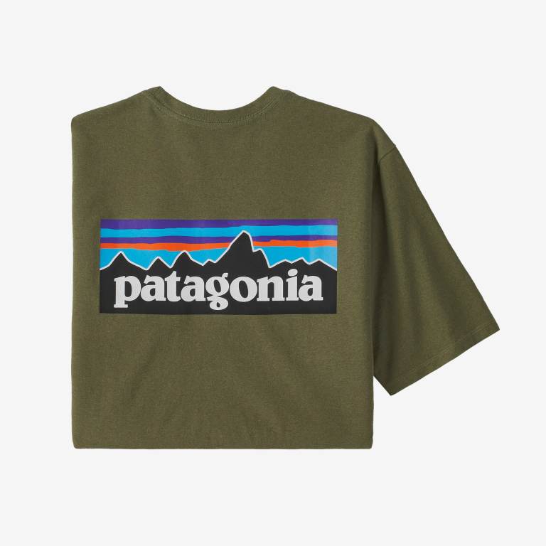 Responsibili-Tee® Patagonia P-6 Logo Responsibili-Â® Hombre Verdes | 6RpFdsnp